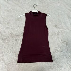 NWT Express Purple Turtleneck Tank